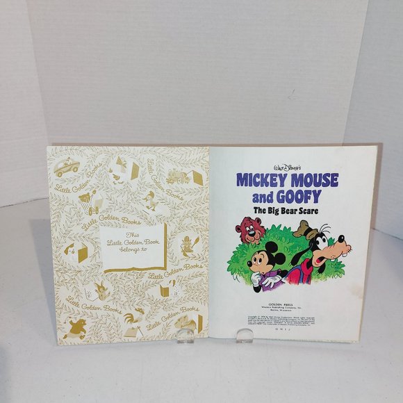 Vtg Little Golden Books Walt Disney's Mickey Mouse lot of 3 - Picture 4 of 4